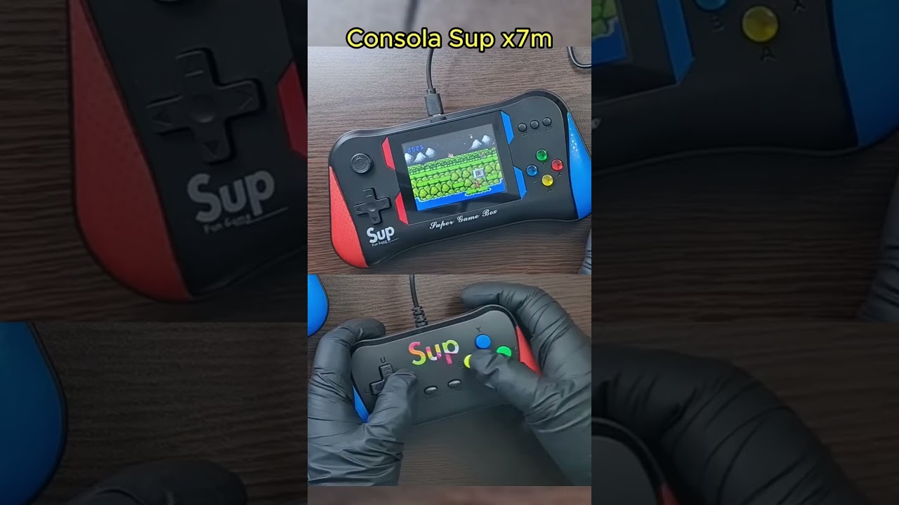 Retro Consola Sup x7m #consolasretro #gaming #retrojuegos #unboxing  #jugando #gameplay #viralshorts