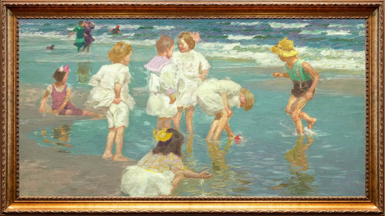 Luxury Art Vintage Oil Painting | Framed Art Aesthetics Screensaver for TV
