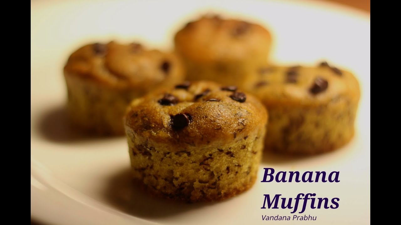 Muffins - Banana Muffins /whole wheat muffins/ Egg Less muffin/Vandana's Quirky Kitchen