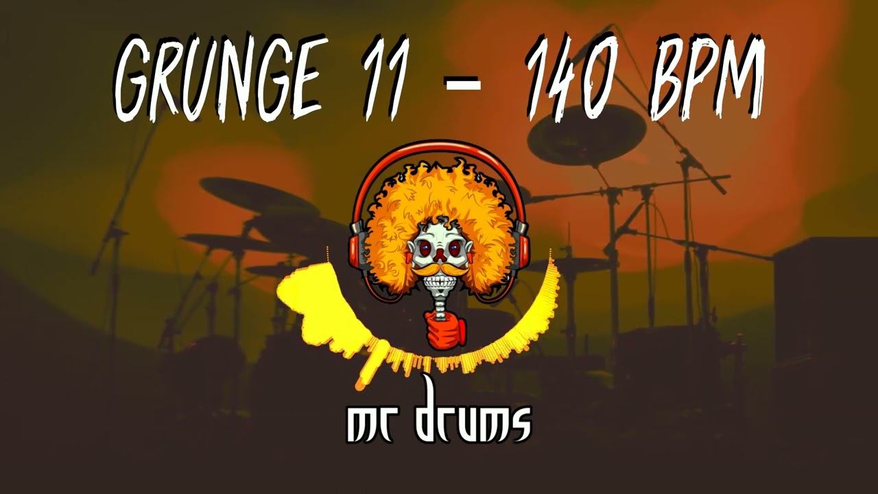 Grunge 11 - 140 BPM | Backing Drums | Only Drums
