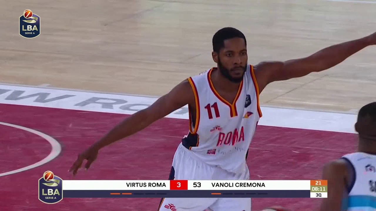 Virtus Roma - Vanoli Cremona 97-94: gli highlights