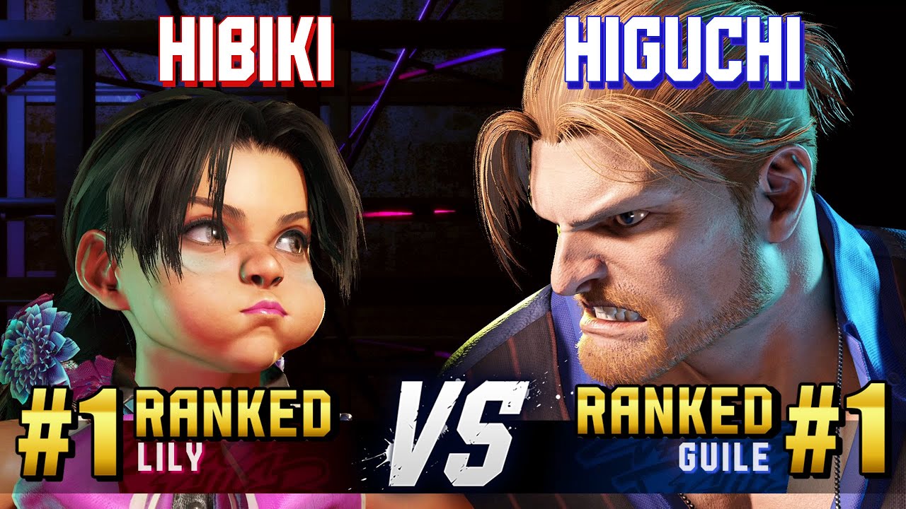 SF6 ▰ HIBIKI (#1 Ranked Lily) vs HIGUCHI (#1 Ranked Guile) ▰ High Level Gameplay