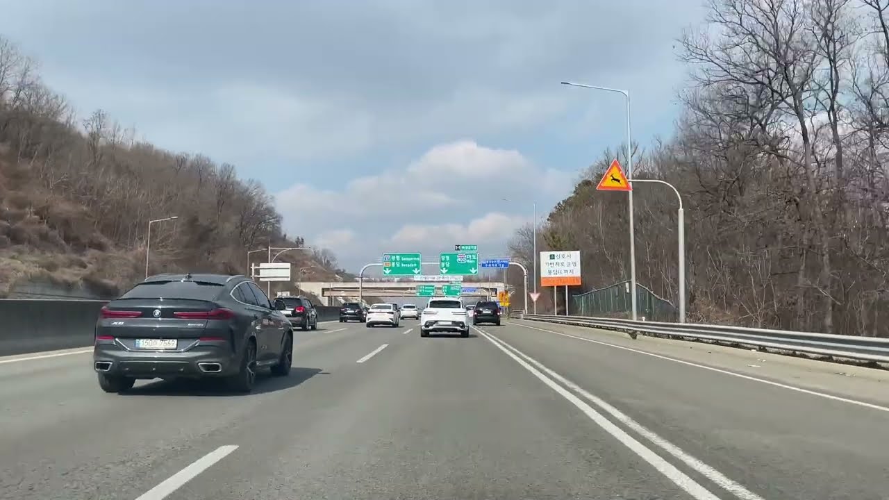 4K ASMR Drive 서오산분기점 - 서서울TG 드라이브