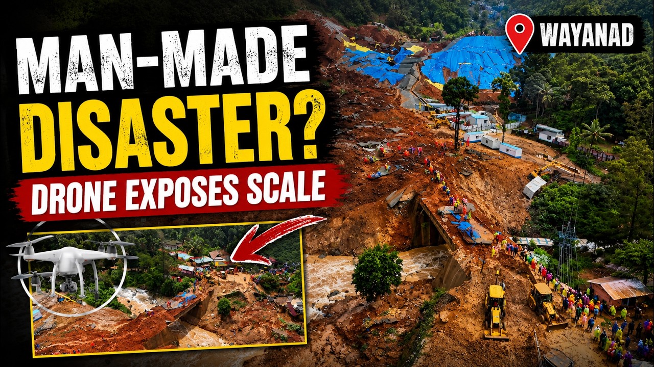 Wayanad Landslide A Man-Made Disaster? Drone Captures Scale of Devastation | Kerala News