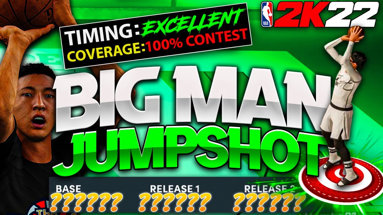 TOP 3 BEST GREENLIGHT BIG MAN JUMPSHOTS NBA 2K22 NEXT GEN & CURRENT GEN! BEST GREEN BIG MAN JUMPSHOT