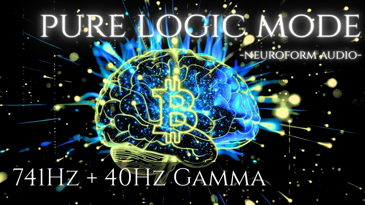 Deep Analytical Focus | 741Hz + 40Hz Gamma for Pattern Recognition & Coding (Brain Fog Removal)