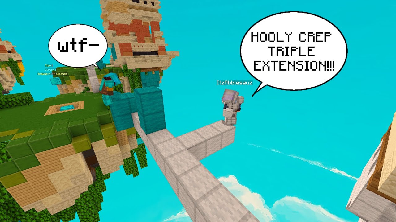 becoming dewier with a triple extension in bedwars
