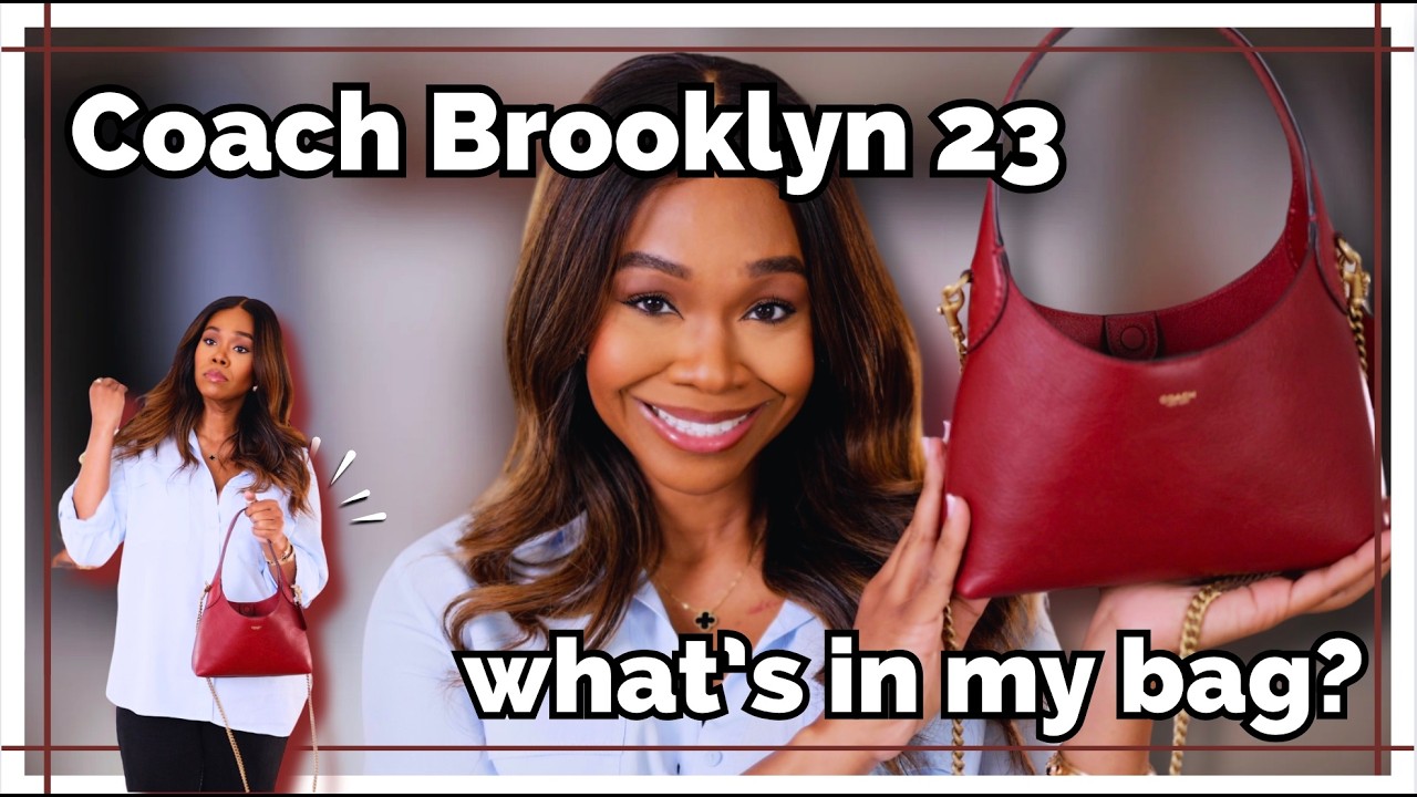 Coach Brooklyn 23 Handbag Review and What's in My Bag! #coachbrooklyn