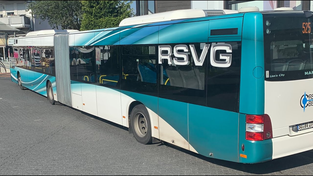 525 Hennef Bahnhof ► Oberpleis Busbahnhof I MAN Lion's City G A40 Euro 6 I RSVG I