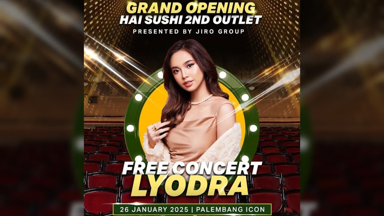 [FULL] Lyodra Live at Grand Opening Hai Sushi 2nd Outlet 2025