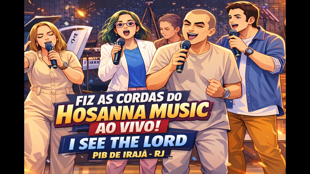 FIZ AS CORDAS DO HOSANNA MUSIC AO VIVO - I SEE THE LORD PIB DE IRAJÁ - RJ by TIAGO MALLEN