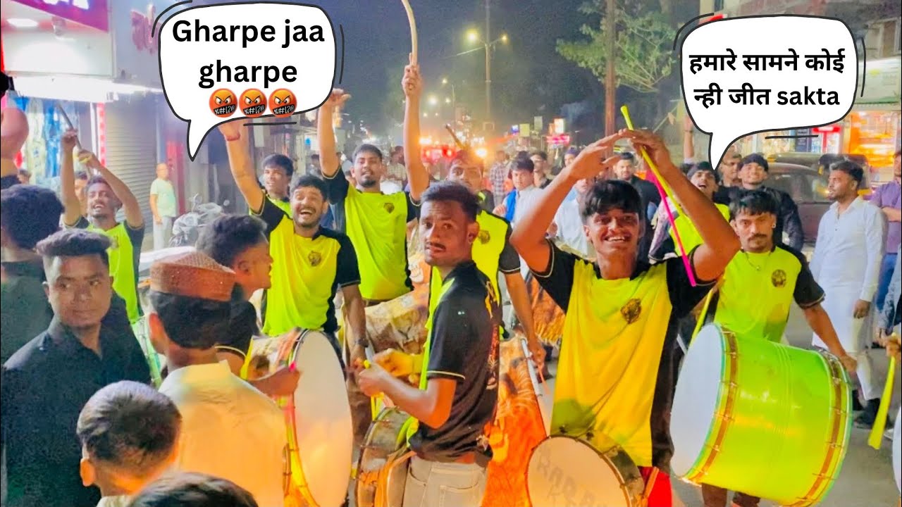 BIGGEST DHOL BATTLE IN DAHANU URUS 2025 #dahanu #urus #dhol #battle #nashikdhol