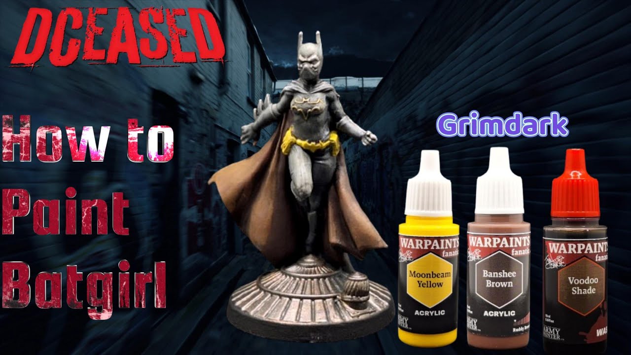How to paint Batgirl in Grimdark fashion!