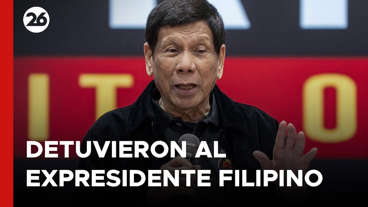 ASIA | Detuvieron al expresidente filipino Duterte