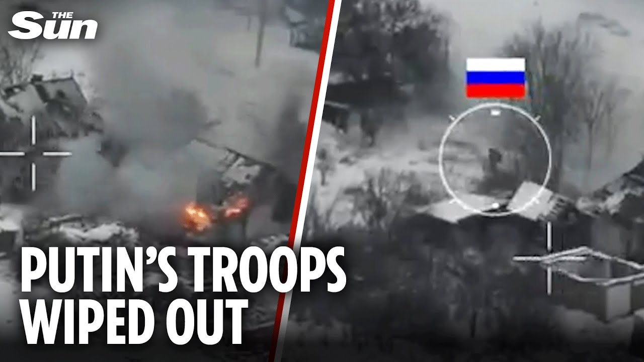 Ukrainian forces KILL Russian soldiers in ambush after successful drone strike