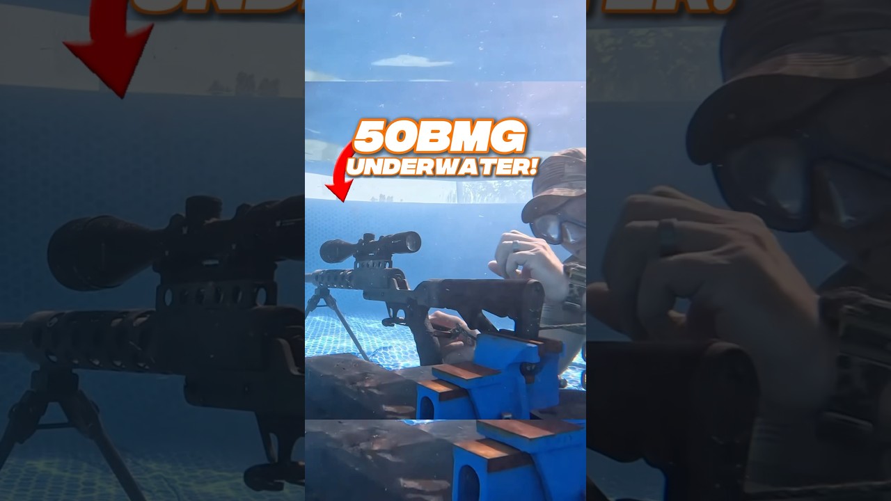 Kentucky Ballistics: Firing A 50BMG Underwater!