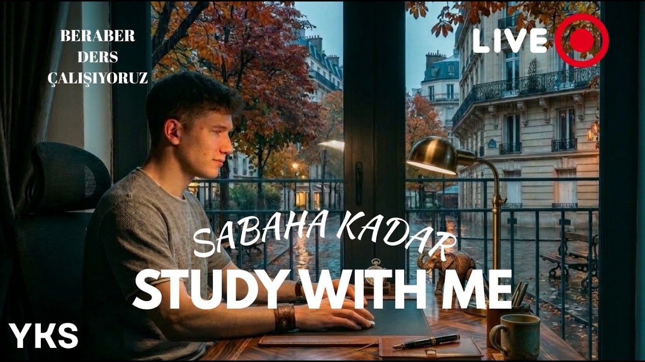 YKS 2026 Beraber Çalışalım 🚀 | Study With Me (Deep Work & Jazz Music) 📚✨