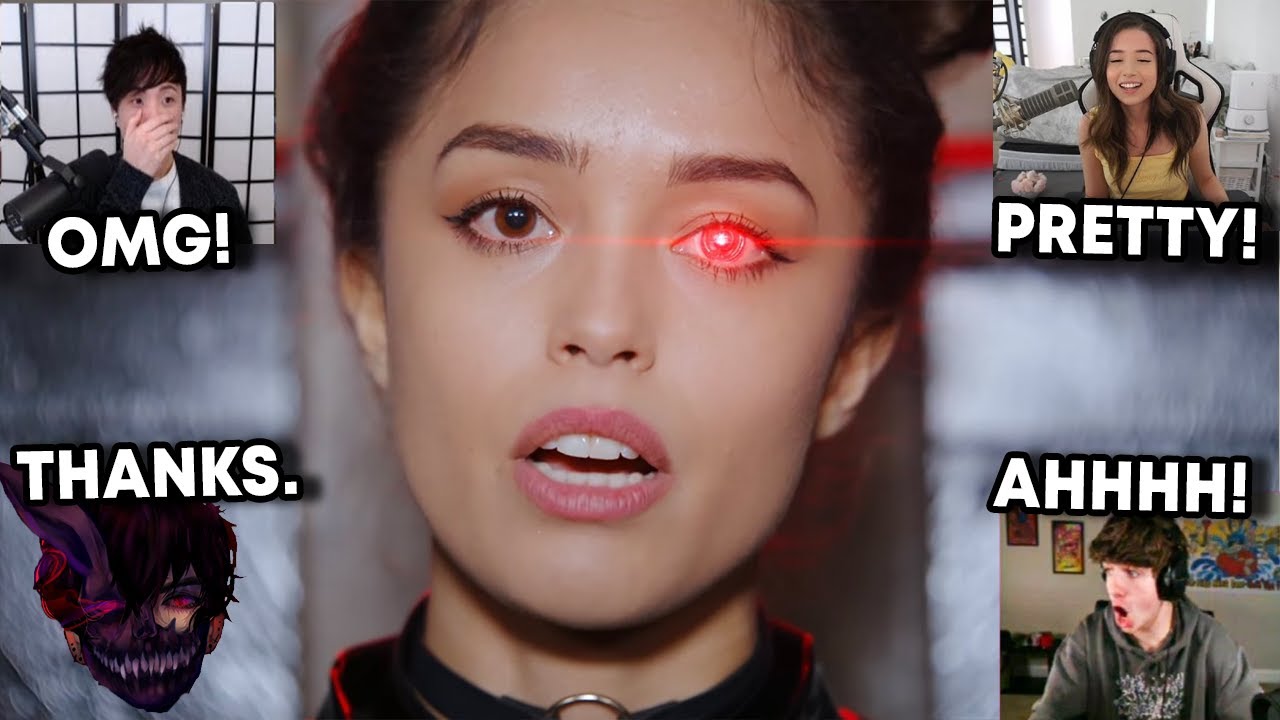 Streamers react to Valkyrae appearing in CORPSE - DAYWALKER! (Official Music Video)