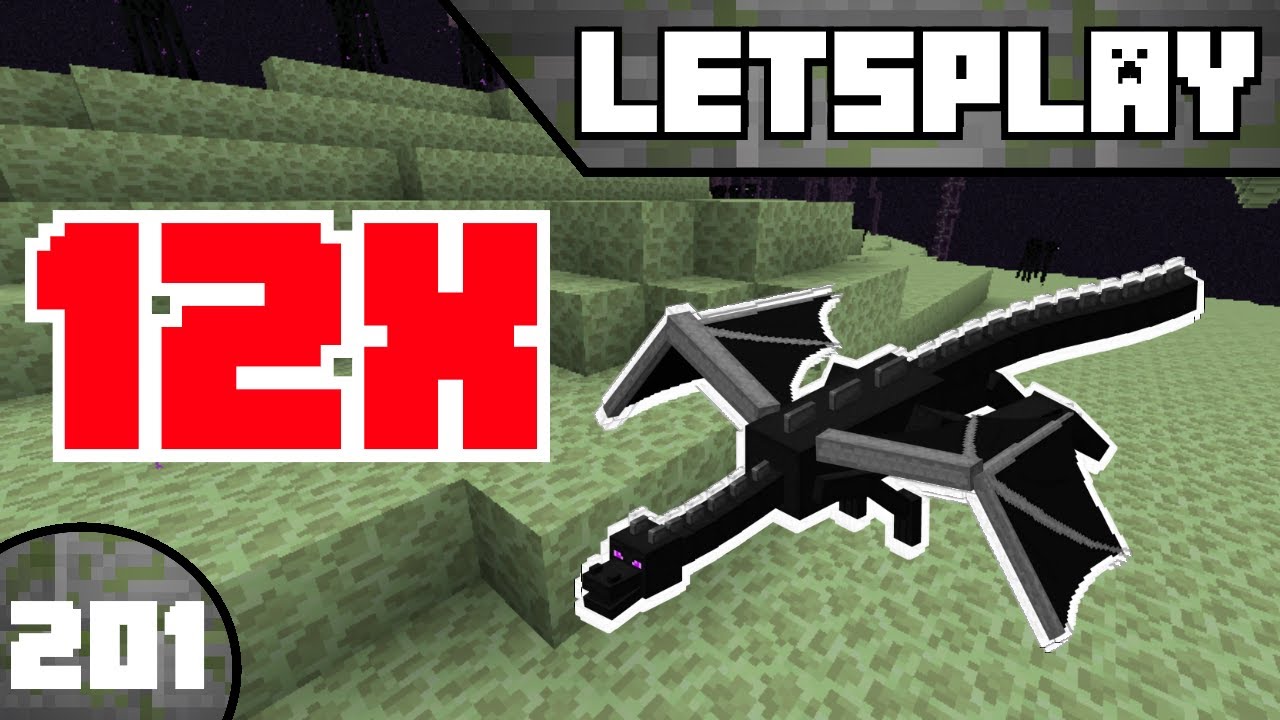 Minecraft - Letsplay #201 - Megöltem a sárkányt 12-szer!!