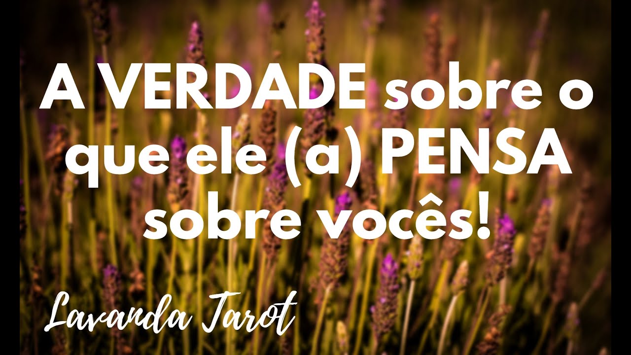 #tarot 💜🪻A VERDADE sobre o que ele (a) PENSA sobre vocês! 💜🪻