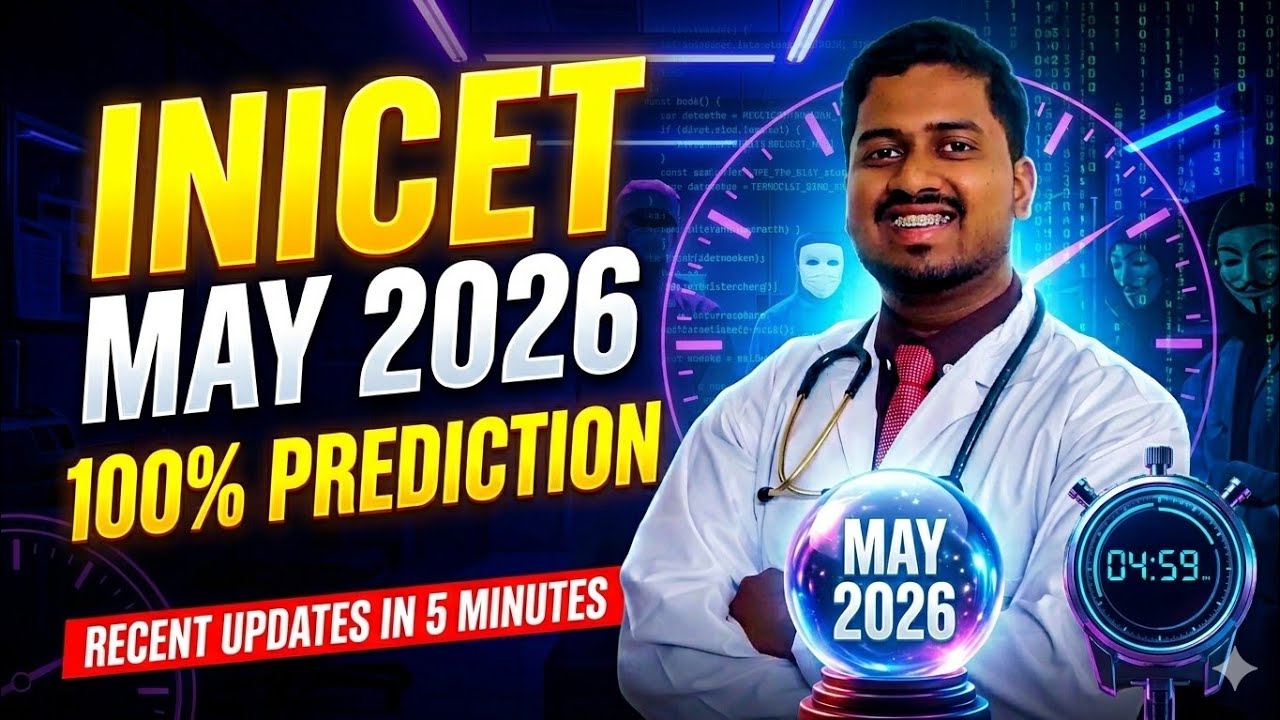 10 QUESTIONS will DIRECTLY COME from This for INICET ‼️⛔️ Dr. RMD