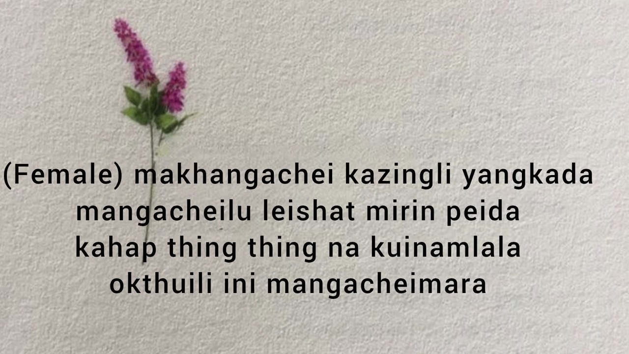 Makhangachei | karaoke with lyrics | Ningshang Ngakang and Reitim Khapai | Tangkhul song Karaoke