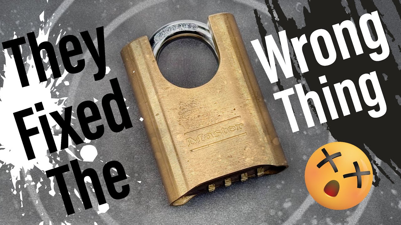 [1635] A MasterLock You&rsquo;ve Never Seen (Model 177)