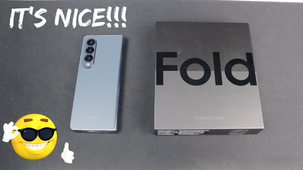 GALAXY Z FOLD 4 UNBOXING AND FIRST IMPRESSIONS!!!