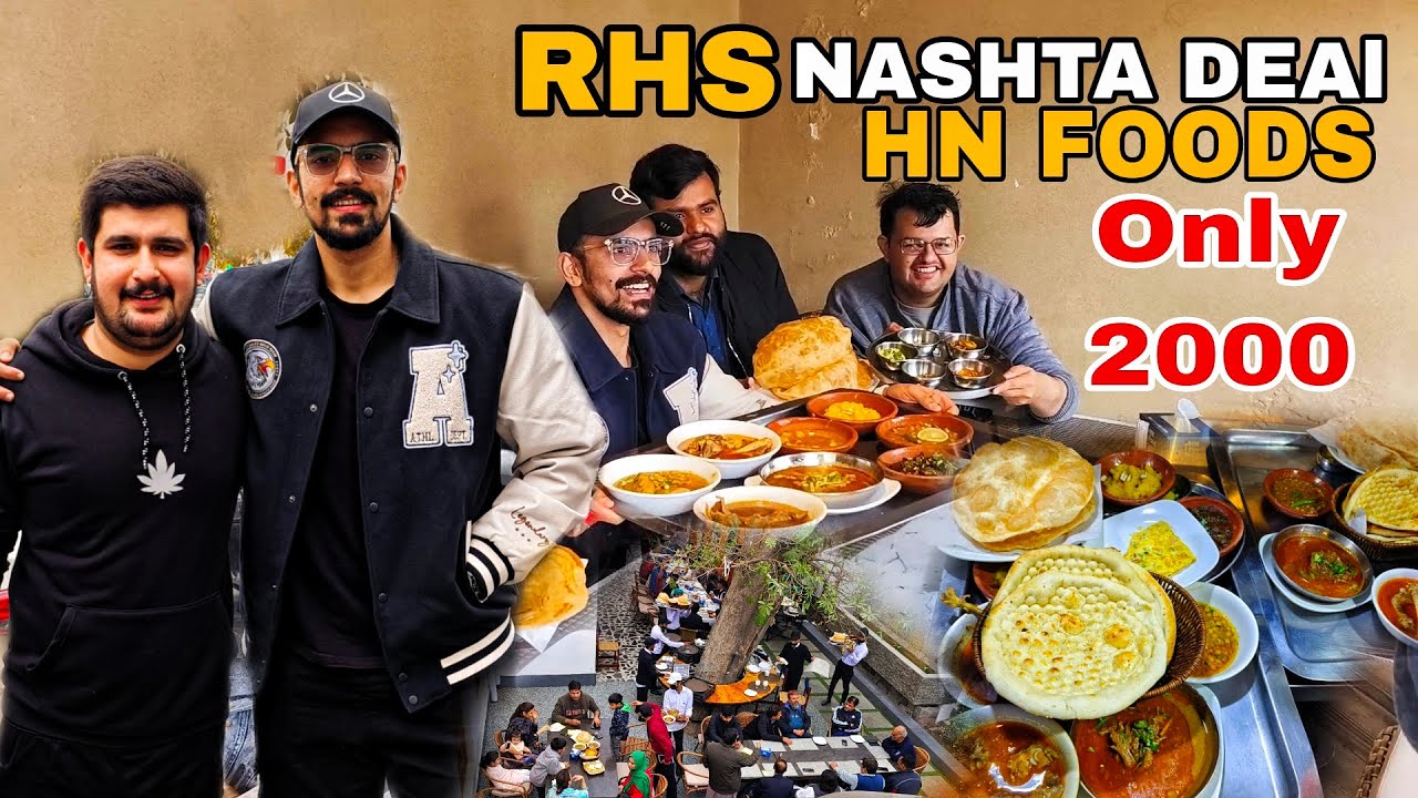Dasi Nashta 4000 Mein 8 logon Ka | RHS RANA HAMZA SAIF | HN FOODS