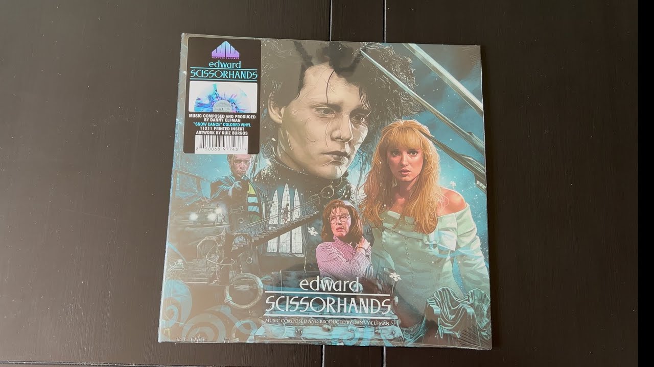 EDWARD SCISSORHANDS VINYL SOUNDTRACK UNBOXING