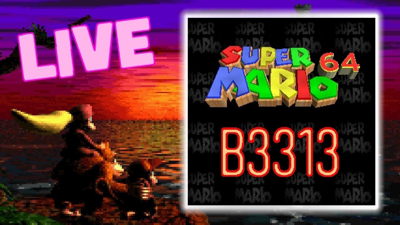 🔴Super Mario 64 Hack - B3313