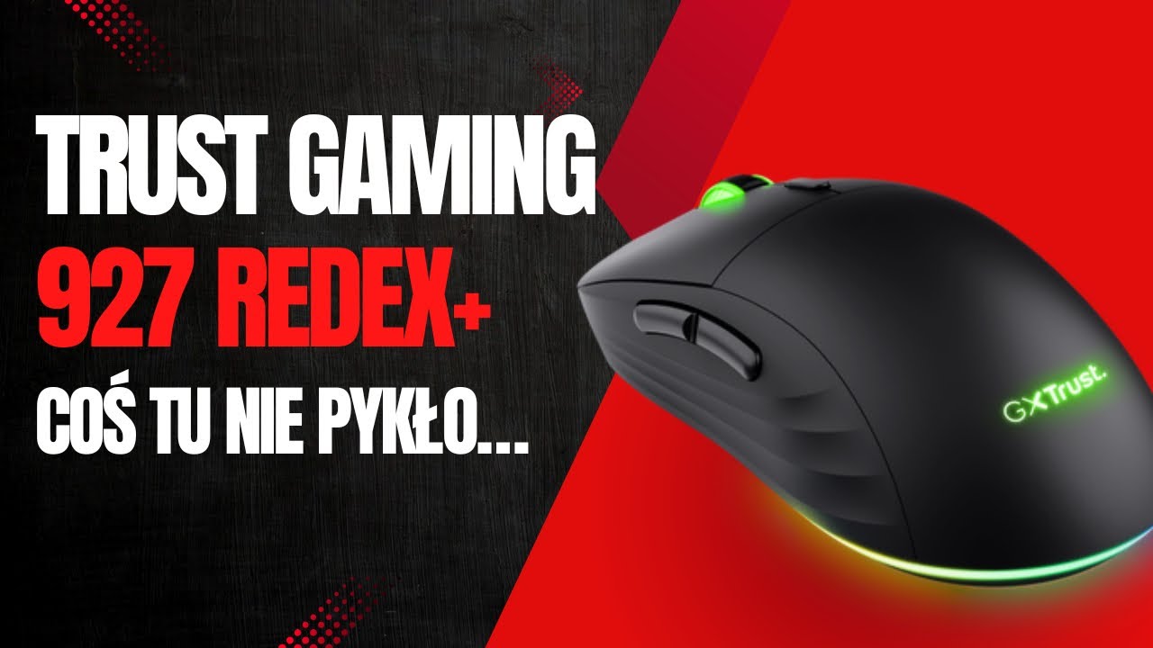 Trust GXT 927 Redex+ Wireless | Myszka gamingowa do 150zł 😉 A miało być fajnie 🙉 Recenzja