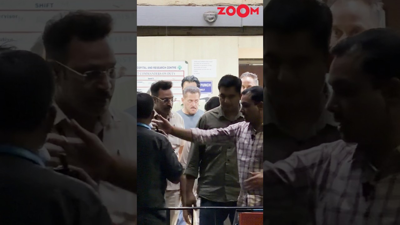 Salman Khan looks DISTURBED as he leaves after meeting dad Salim Khan in the hospital 😢 #shorts