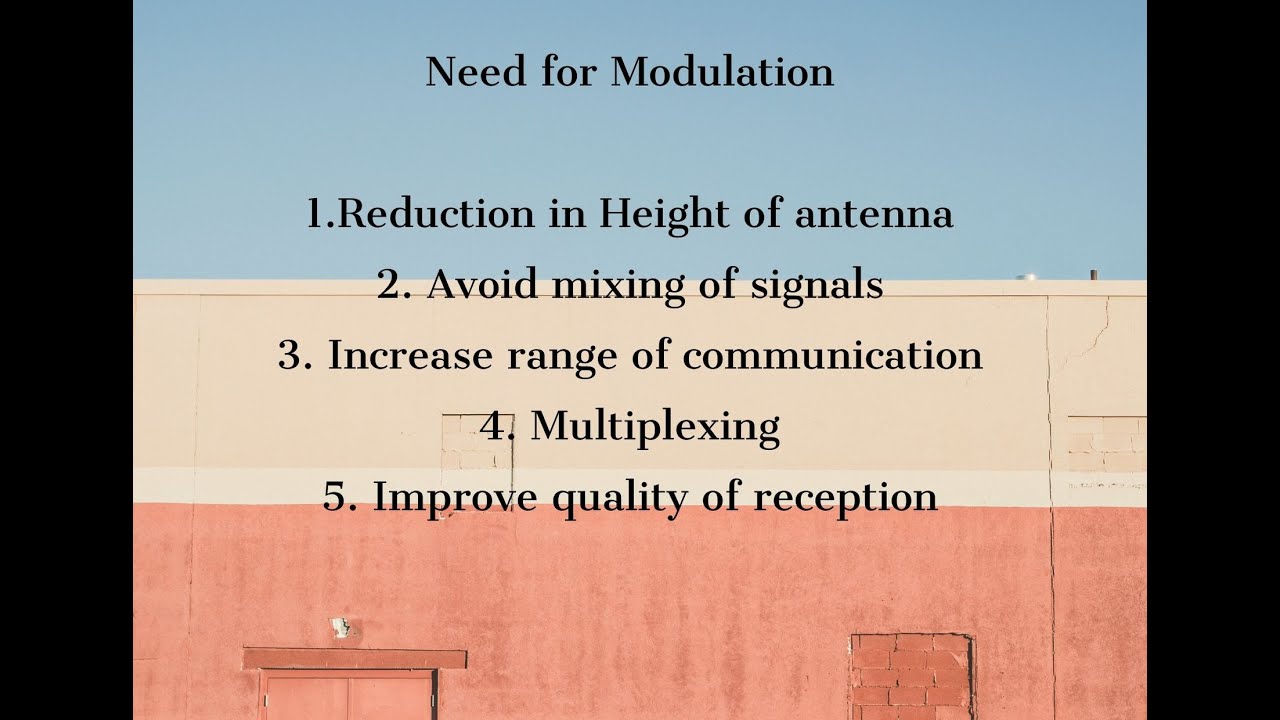 Need for modulation in Communication systems | Analog Communication