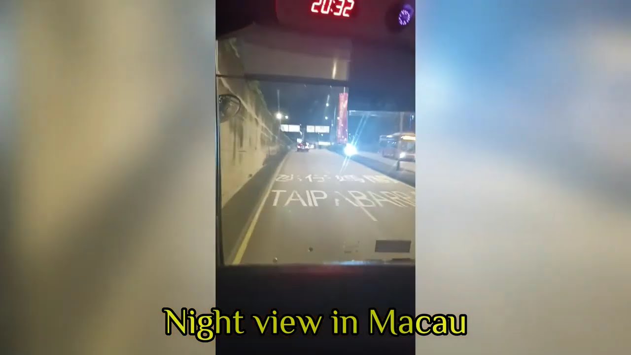 FULL VIDEO :NIGHT VIEW IN MACAU