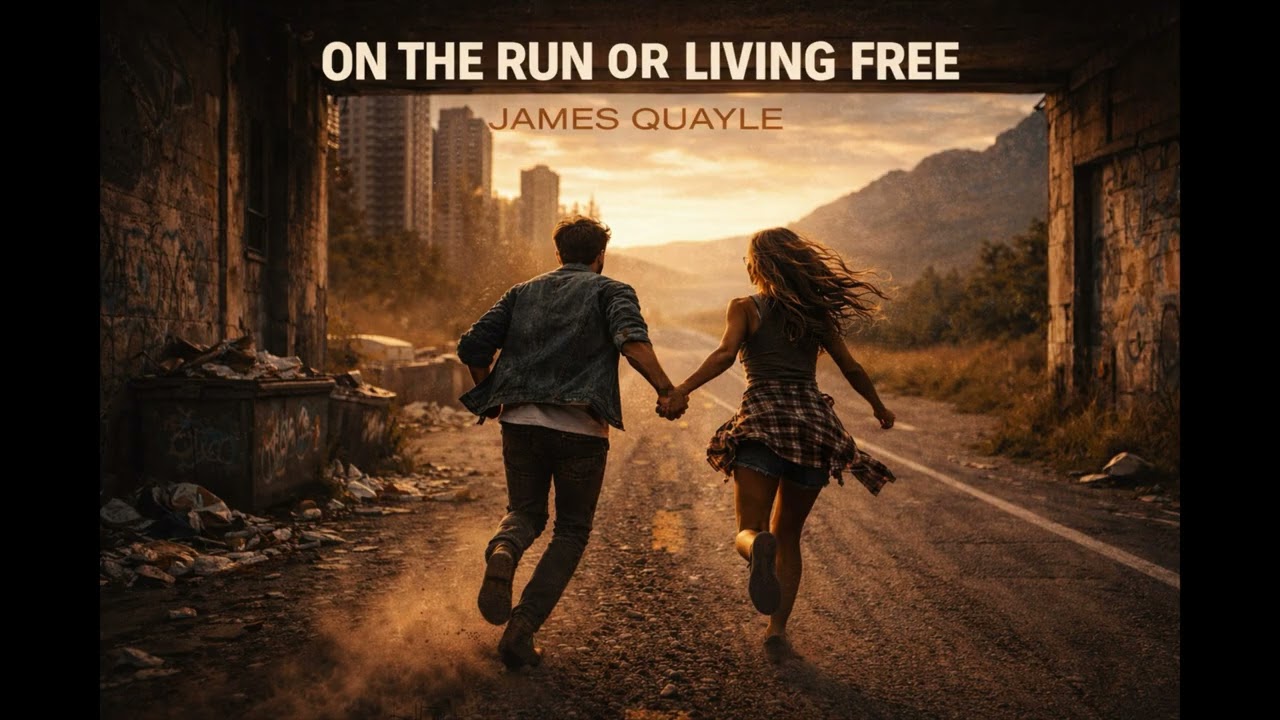 James Quayle - On The Run Or Living Free (original rock grunge song)
