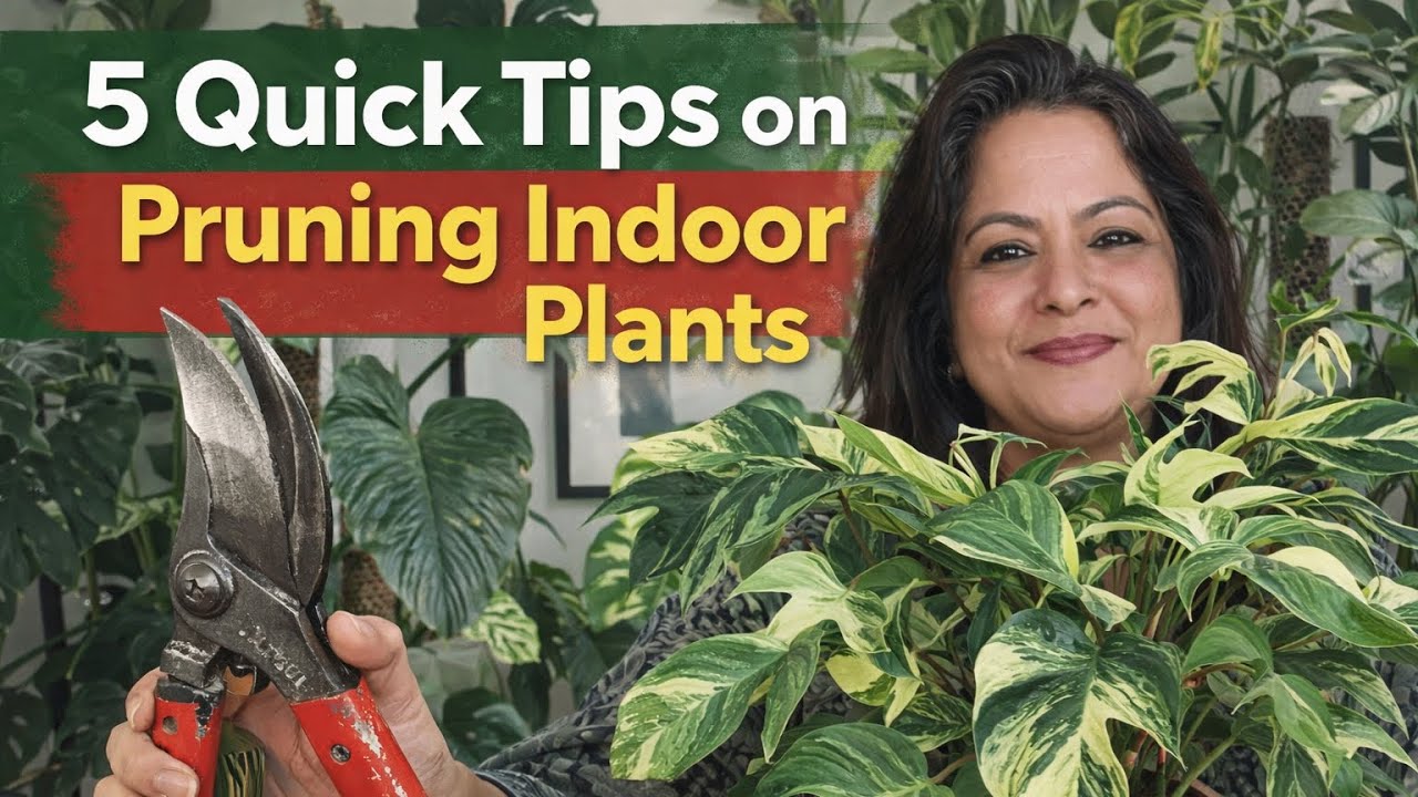 5 quick tips on pruning indoor plants  ॥ Plants Ko Sahi Tarike Se Kaise Prune Kare 