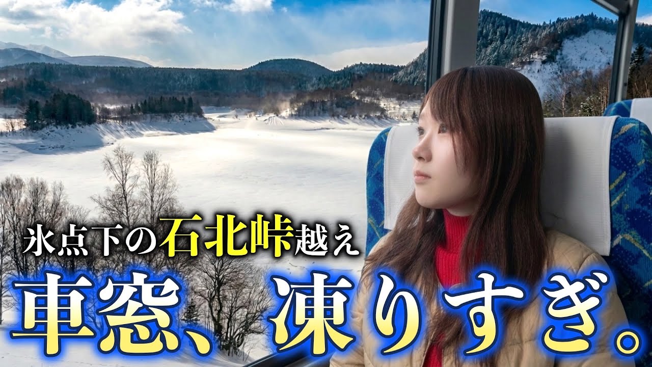 【車窓が凍る5時間】ドリーミントオホーツク号で冬の北海道大横断【北見→札幌】