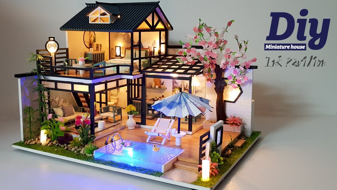 DIY Miniature Dollhouse KitㅣInk Pavilionㅣ수묵관ㅣ미니어처하우스ㅣ박소소(soso miniature)