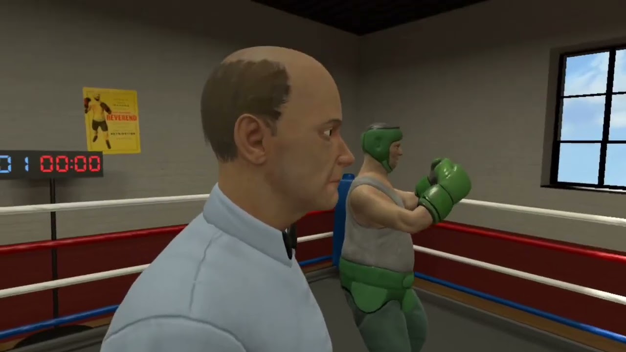 Entering the boxing championship 