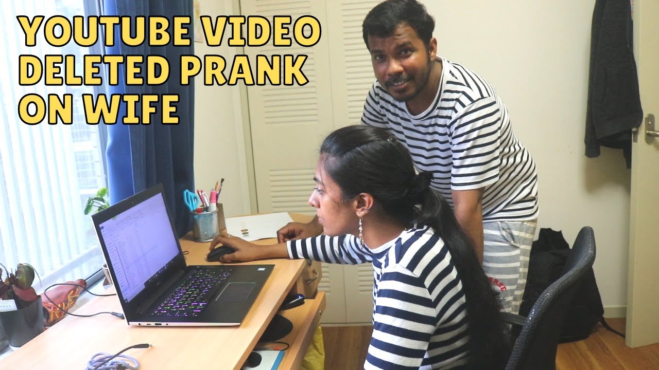 Youtube video deleted prank on wife|Prank on wife|Fun Prank|LivewithmeinJapan vlogs|JLPT-N5 day