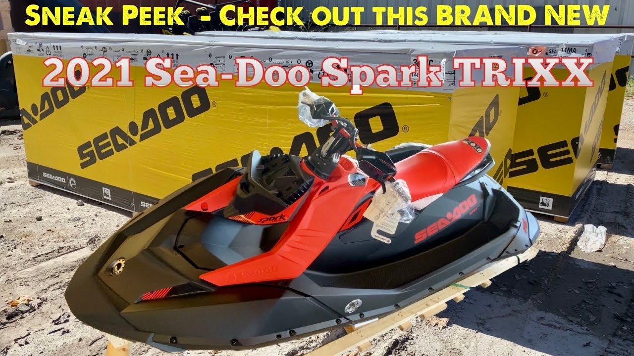 BRAND NEW 2021 Sea-Doo Spark Trixx                                                   #Seadoo #JetSki