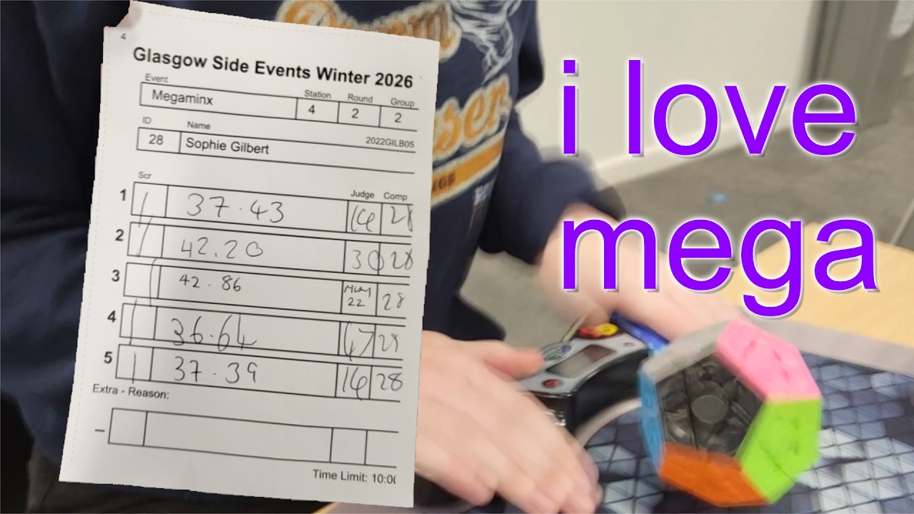 39.01 PR Megaminx Avg - Glasgow Side Events 2026