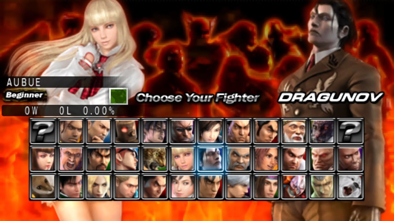 Tekken: Dark Resurrection All Characters [PSP]