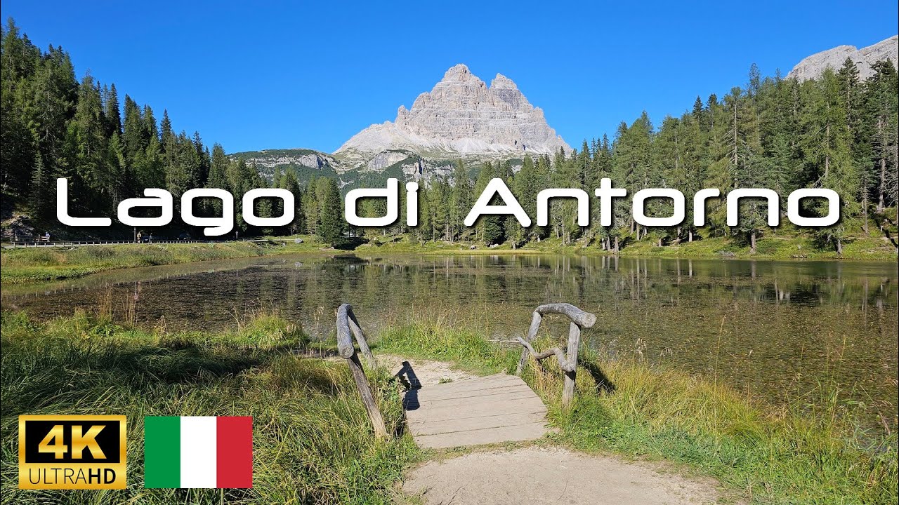 Lake Antorno, Belluno, Italy.