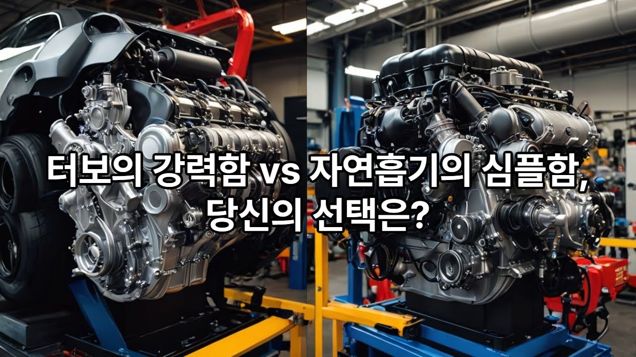 [짧쎈] 자동차 터보엔진 vs 자연흡기, 어떤 엔진이 더 좋을까?