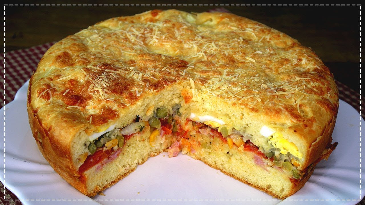 TORTA SALGADA A PORTUGUESA - LANCHE COMPLETO