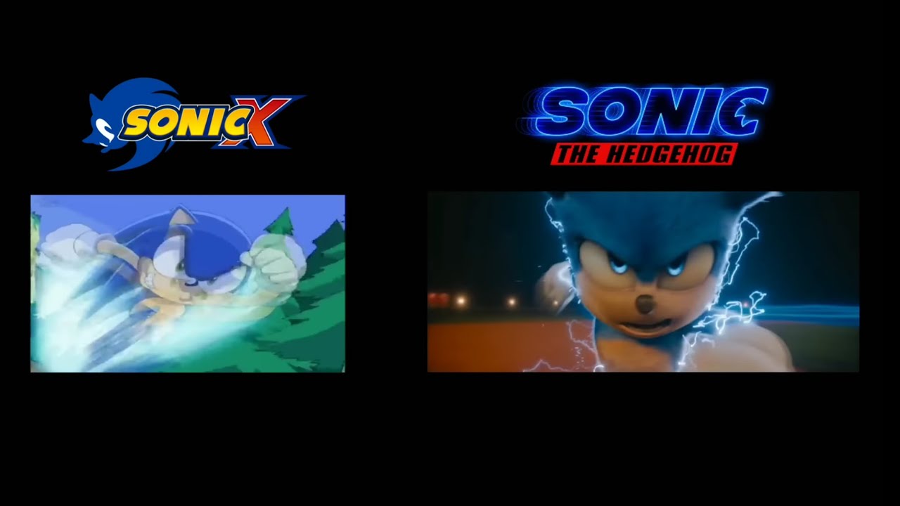 Sonic X Live Action Intro Version 2 COMPARISON