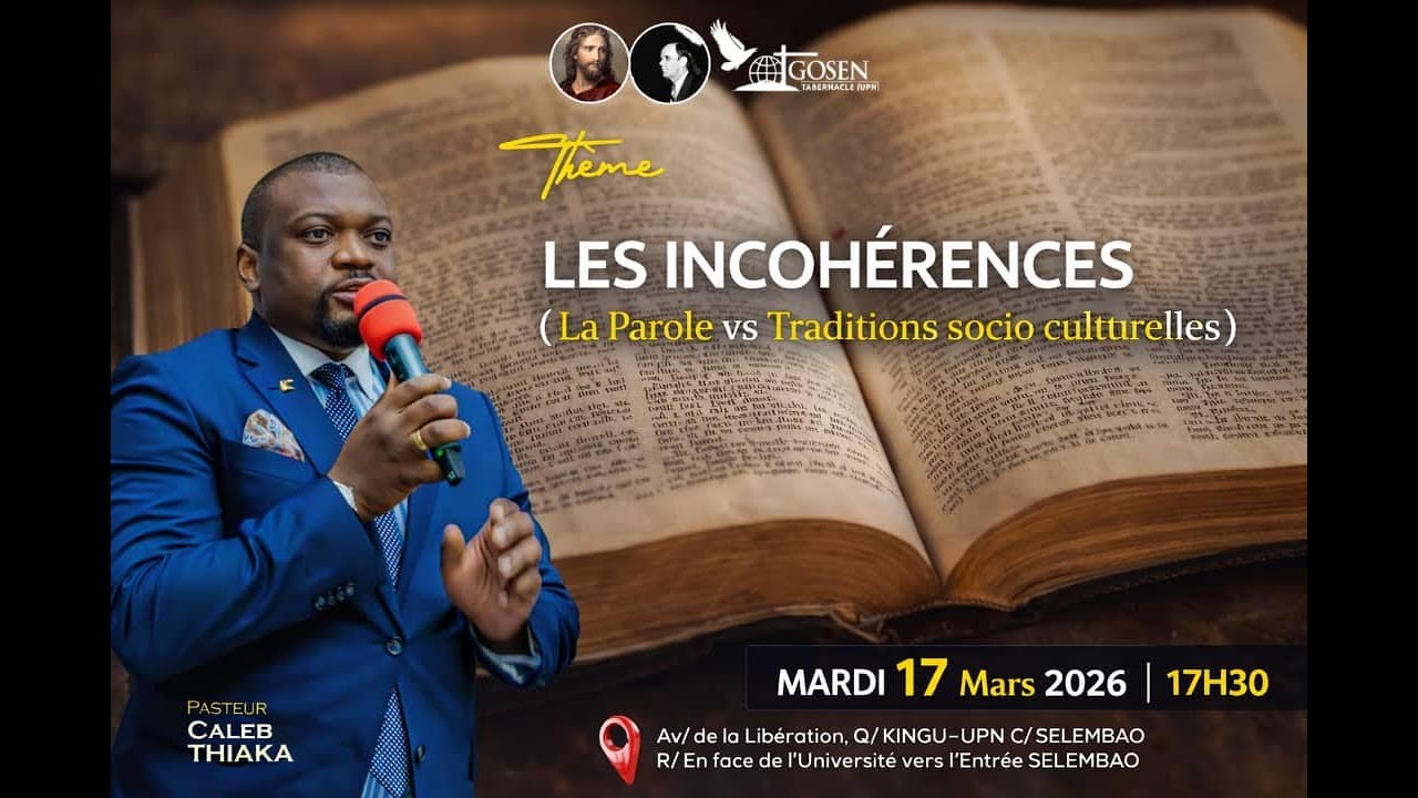 #Past  Caleb Tshiaka : Les Incohérences #3  / Mardi 17 Mars 2026