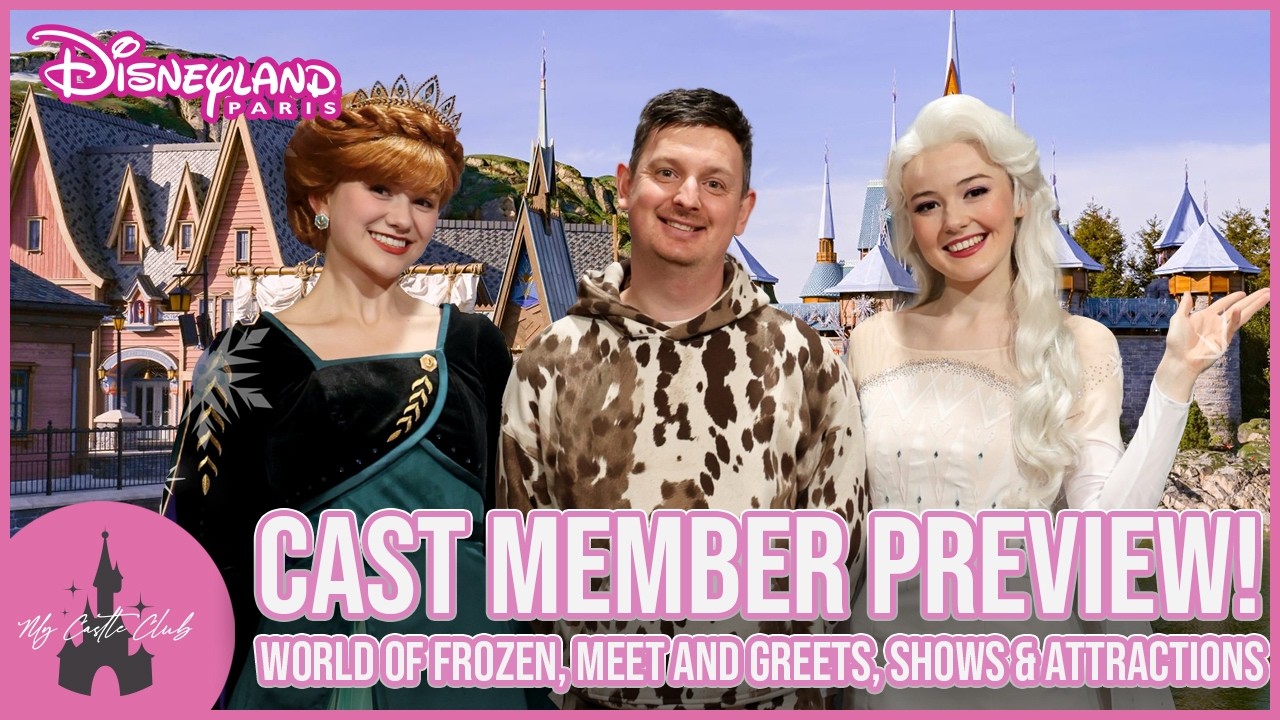 World of Frozen VLOG! Disney Adventure World Cast Member Preview 4 March Disneyland Paris Vlog